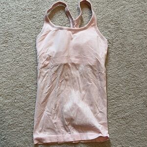 Lululemon Ebb to Street Tank Top (reg length) size 2 in strawberry milkshake